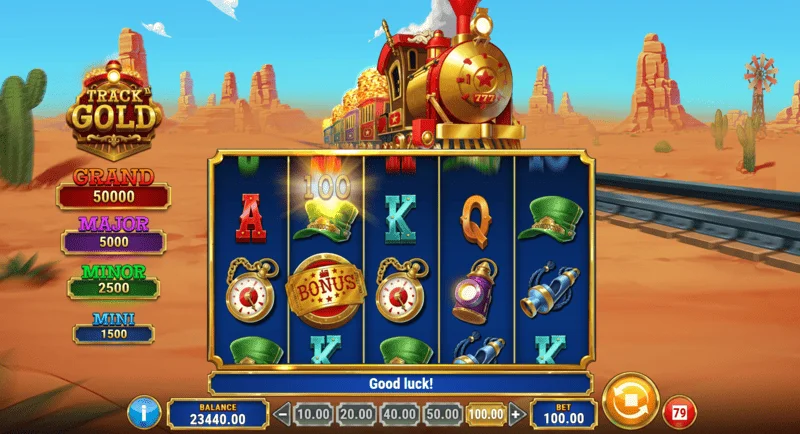 Track n’ Gold base game win